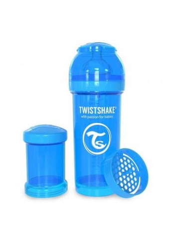 Пляшечка для годування (24 853) Twistshake антиколиковая 260 мл, голубая (268139680)