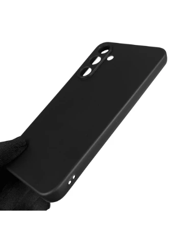 Чохол для Galaxy A55 (SM-A556B) однотонний із захистом камери на самсунг а55 чорний Samsung (366020962)