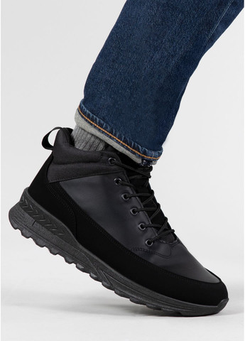 Черевики чоловічі зимові з хутром чорні (4303) Progress (363839665)