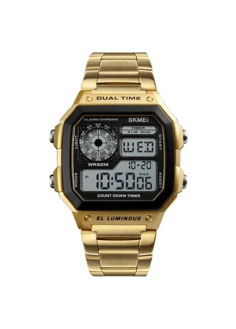 Мужские часы 1335 Ripple Gold Skmei (313653687)