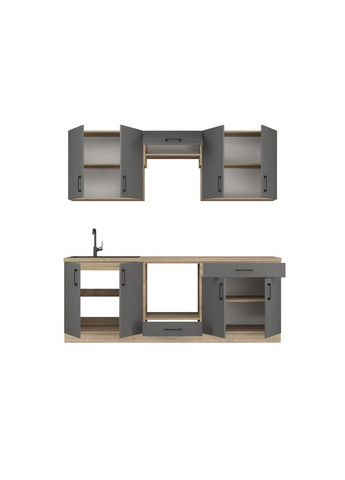 Кухня модульная Оптима набор №8 2,2м (EVR5722) Еверест (311684429)