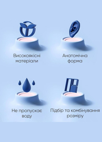 Бервуха (Беруші) Renvo Light Синій Уні (2SC120-04) Quechua (315726378)