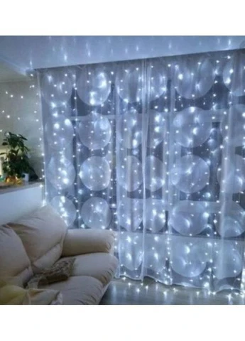 Гирлянда штора Водопад 3х2 м 280 LED Белый (1309563253) FMA (387623093)