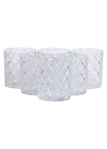 Набір склянок для віскі 6 штук по 320 мл із товстого скла, прозорий Yiwu (348431120)