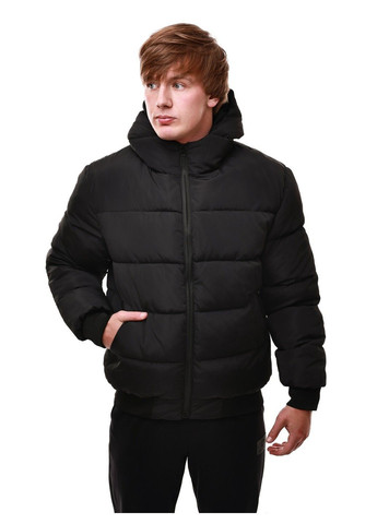 Чорна куртка зимова чоловіча No Brand