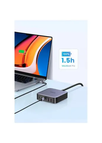 Зарядний пристрій 6xUSB 200W (4хUSB-C+2xUSB-A) Gan CD271 (40914) Ugreen (402348768)