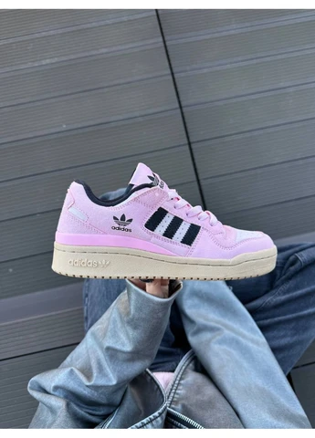 Розовые летние кроссовки adidas forum pink адидас форум No Brand