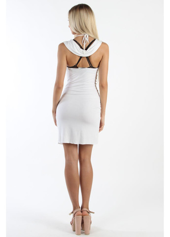 Белое пляжное летнее пляжное платье nn-835 белый Sexy Woman однотонное