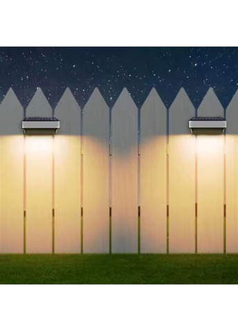 Настінний садовий світильник на сонячній батареї 4 шт з автоматичним включенням вуличний ліхтар із вологозахистом IP65 (SF286) No Brand (361161864)