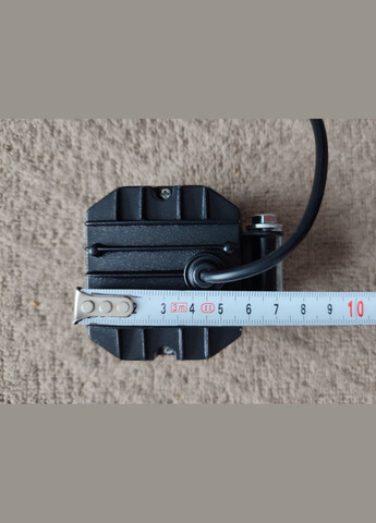 Фара світлодіодна LED для мотоцикла RE-10 з ангельськими очками білий/синій No Brand (308254374)