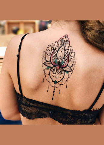 Тимчасове татуювання "Лотос" А5 (AS-5001) BeriDari (269992717)