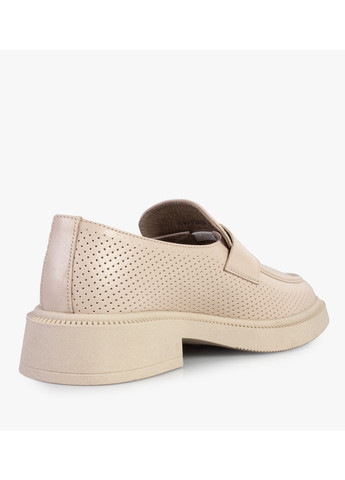 ModaMilano Туфли лоферы женские бренда 8200683_(3) бежевый з натуральная кожа, украина — демисезон (329405463)