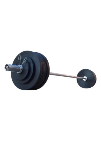 Гумова штанга на 165 кг з олімпійським грифом (RNS_RN_OB165) RN Sport (395335103)