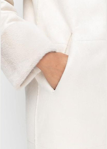 Дубленка 1069M-D Кремовый Сливочный SAM MK Samange (313105482)