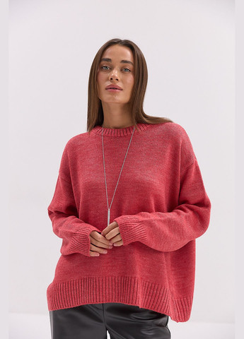 Женский вязаный джемпер оверсайз темно-шоколадного цвета Arjen (317233883)