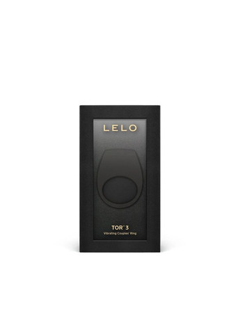 Ерекційне кільце з вібрацією Tor 3 Black, керування зі смартфона Lelo (301039116)