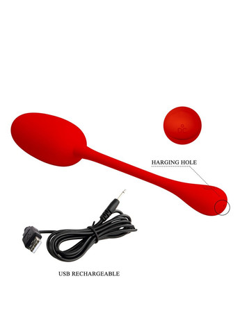 Віброяйце Pretty Love Knucker червоне No Brand (361071645)