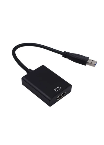 Оригинал! Переходник USB 3.0 Type-A --> HDMI AF кабель 20см, черный China (399525345)