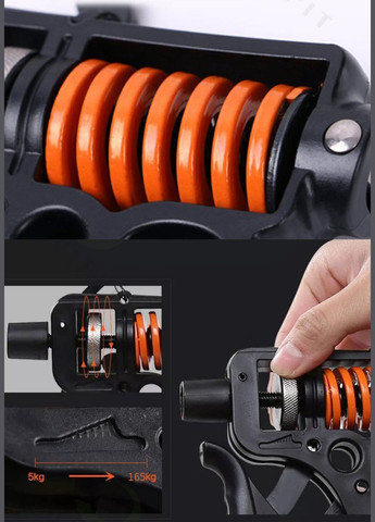 Регульований кистьовий еспандер Ножиці з силою навантаження 5-165 кг для кисті та передпліч No Brand (314933760)