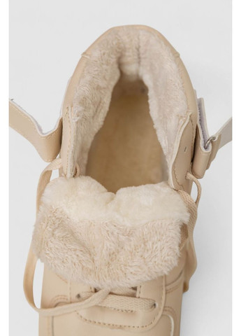 Кроссовки женские зимние на меху,, 248RAM02 Ager бежевые (368895379)