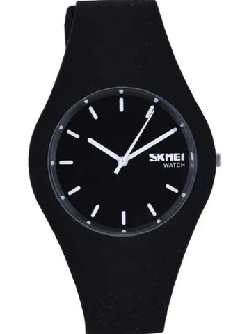 Женские часы 9068BKWT Black | Классические наручные часы со стрелками, элегантный дизайн, кварцевый механизм Skmei (358651101)