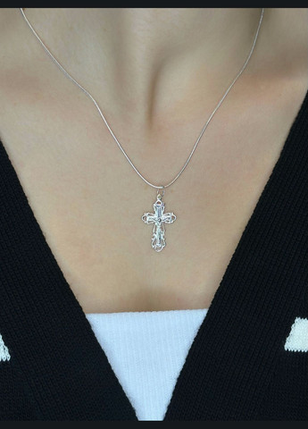 Серебряный крестик ✝️ | Сдержанность и стиль в каждой детали Family Jewelry House (324627496)
