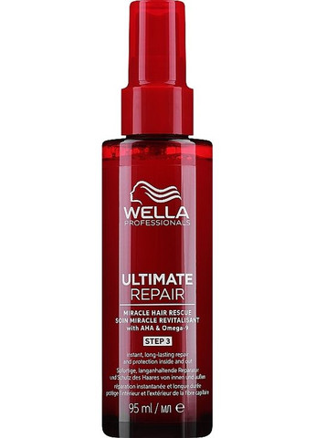 Сироватка для всіх типів волосся Ultimate Repair Miracle Hair Rescue With AHA & Omega-9 95ml (1293287-17517262) Wella Professionals (368601701)
