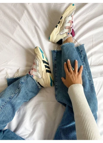 Чорні кросівки чоловічі adidas niteball beige bordo black blue адідас найтбол чорні демісезон No Brand