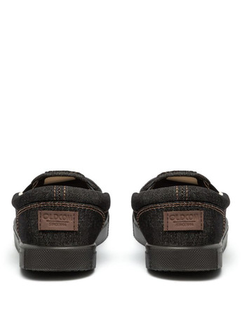 Сліпони унісекс BOSTON чорні на чорній підошві котон Oldcom SB (253916325)