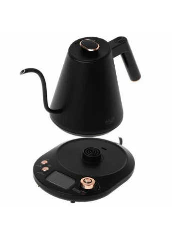 Электрочайник AD 1349 1л 900Вт Gooseneck с точным контролем температуры Black Adler (395932863)