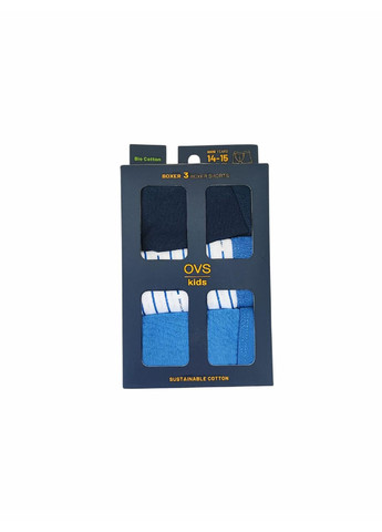 Набор подростковых трусов-боксеров 3 шт для мальчика Разноцветный (25091019) OVS (361680063)