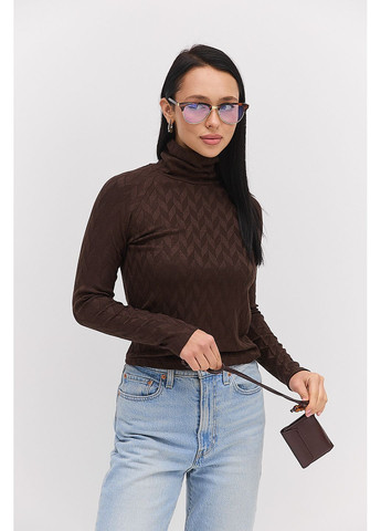 Жіночий теплий лонгслів з коміром-стійкою Arjen (369716358)