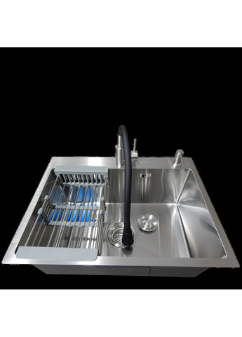 Комплект кухонной мойки KRF 6045 DECOR (3.0/1.0 мм) SATIN Kraft (365264922)