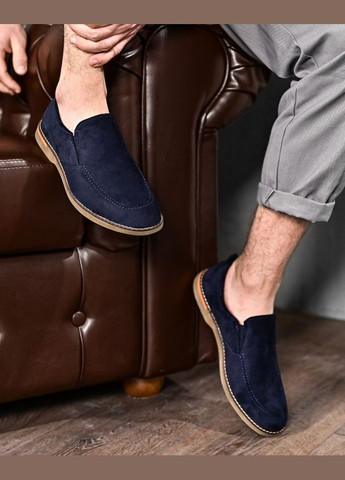 Синие летние мужские лоферы martinas sea No Brand