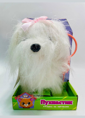 Интерактивная мягкая игрушка на поводке "Собачка Пушистик" М 16169 No Brand (327797950)