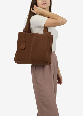 Сумка жіноча замшева шоппер середня Shopper Regina Notte (366545849)