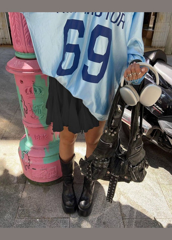 Вільна чорна спідниця-шорти із софту(шорти з бавовни), якісна спідниця-шорти для повсякденного життя No Brand 217 (282477110)