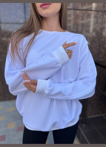 Білий жіночий світшот малюнок без декору (316515595)