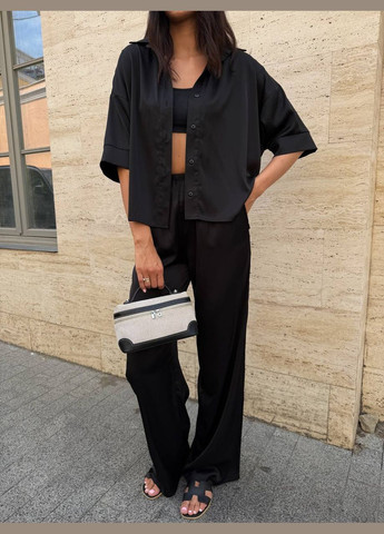 Жіночий шовковий костюм вільного крою Avanti (346055657)