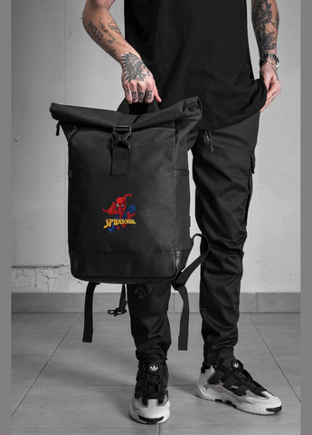 Повседневный Рюкзак Роллтоп Школьный Для Мальчика С Принтом Spider-Man Without (348059215)