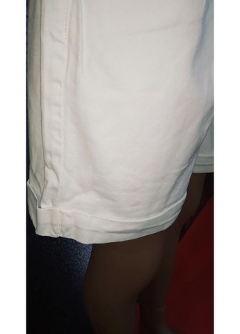 Шорти жіночі джинсові бермуди до колін з поясом без стрейчу 26 білі Rich (350349549)