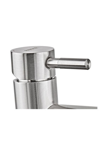 Смеситель для умывальника SUS-001-A(N) с коротким изливом из нерж. стали (без подвода) (CH6475) Armata (330774941)