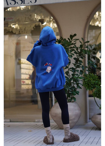 Жіноче худі оверсайз з вишивкою MonCher (366017901)