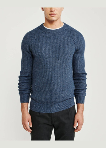 Синій демісезонний светр чоловічий - светр af7429 Abercrombie & Fitch