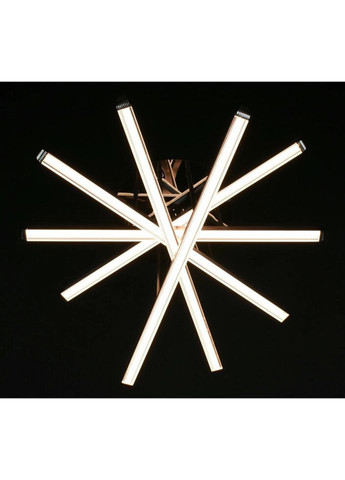 Люстра светодиодная потолочная LED светильник для квартиры на потолок лэд 27932 Черный 26х64х64 см. Sunnysky (335975631)