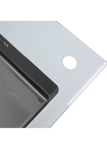 Кухонна мийка Handmade WHITE GLASS 600х510х200 Platinum (336934520)