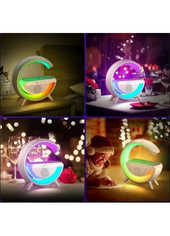 Настільна смарт лампа-нічник 3в1 (Bluetooth-колонка, будильник із підсвіткою,режим RGB-підсвічування) Po Fanu (365877028)