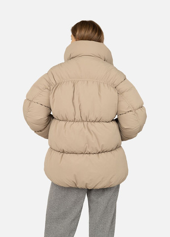 Бежева зимня жіноча куртка колір бежевий cb-00259690 Yuki