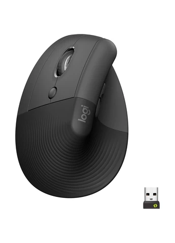 Мышь Lift Left Vertical Ergonomic Wireless/Bluetooth Graphite (910-006474) [163464] Logitech (399441416)
