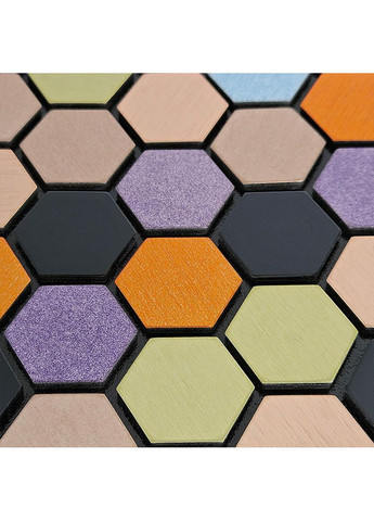 Самоклеюча алюмінієва плитка 300х300х3мм Кольорова SW-00001935 love-shopping Sticker Wall (354661423)